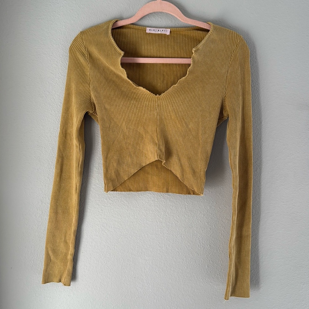 Mustard Long Sleeve Top